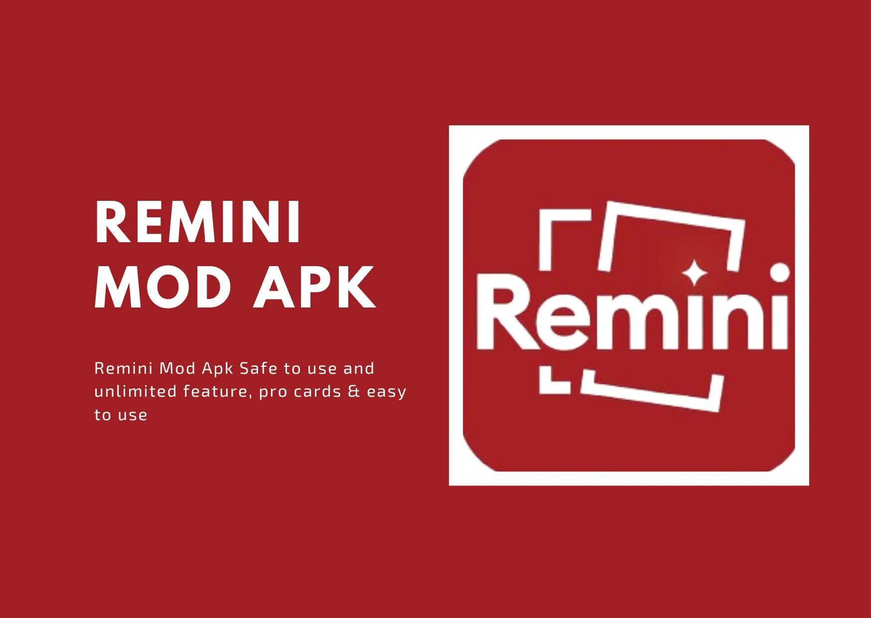 remini mod apk logo